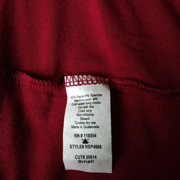 Occasion Maroon Cold Shoulder Rivet Detail Top S — image 4 of 8